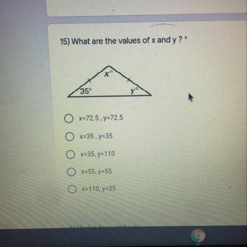What are the values of X and Y?