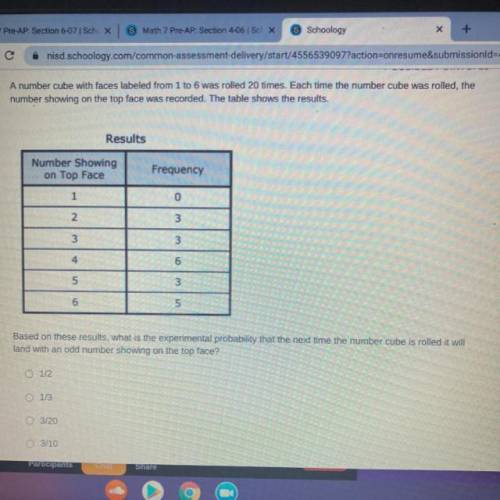 Please help me with my probability test