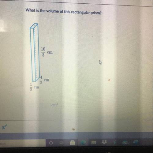 What is the volume of this rectangular prism