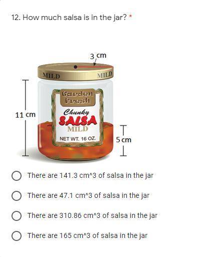 *EXTRA POINTS* how much salsa is in the jar?