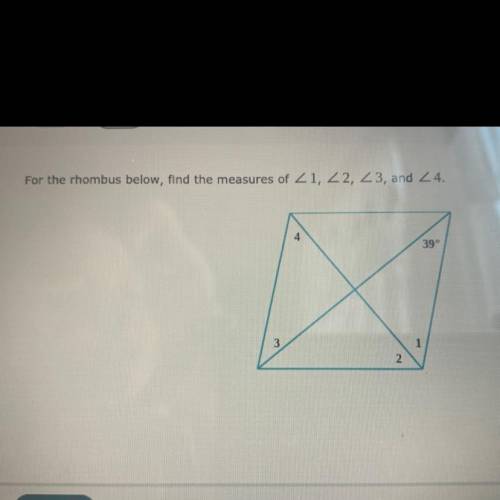 Easy geometry question about rhombus/measures :))