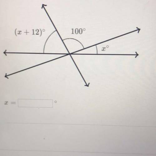 Need help finding the measurement for x