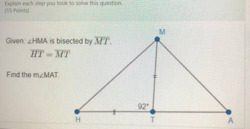 Please help 

Explain each step you took to solve this question.
Gi