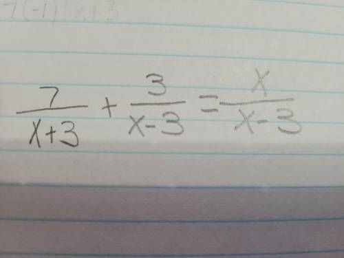 How would I solve this Rational Equation? Solve for all values of x.