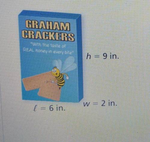 A manufacturer wants to double the volume of his graham cracker box. They will either double the he