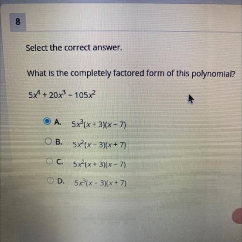 What is the completely factored form of this polynomial?