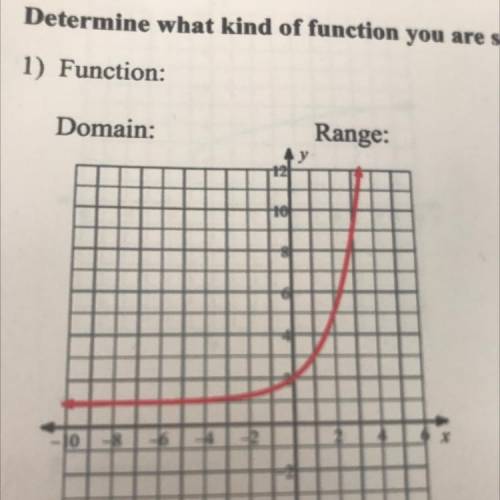 Can someone help me with the function and domain and range?