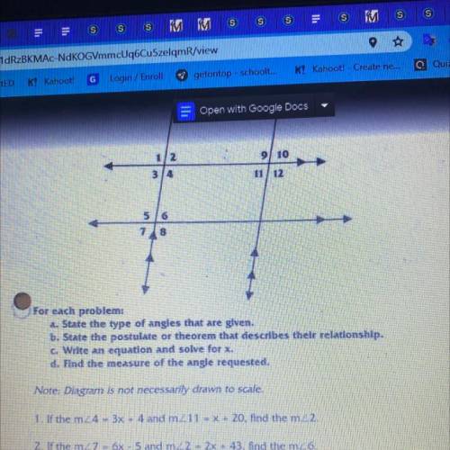 Need help with 1 and 2