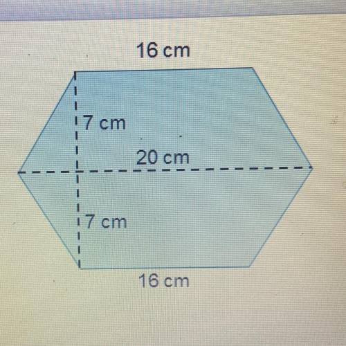 Find the area of the composite figure.

A. 126 cm^2
B. 140 cm^2
C. 252 cm^2
D. 280 cm^2