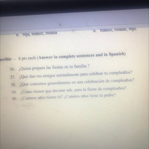For those fluent in spanish, please help