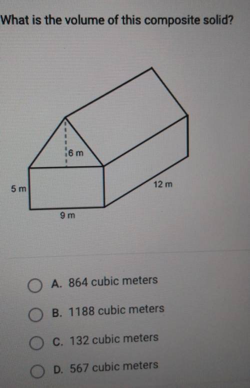 What is the volume of this composite solid Will give brainliest if Correct​