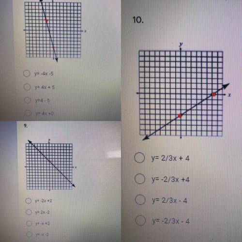 Please help with these 3! Don’t need the steps, just the answer