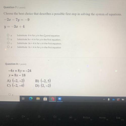 I need help on question 7 :)