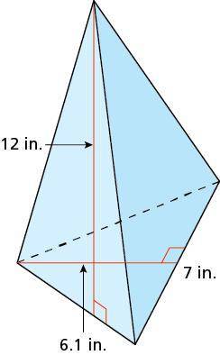 Solve for surface area (triangular pyramid)