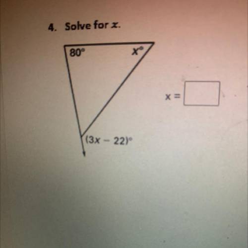 How do i solve for x ?