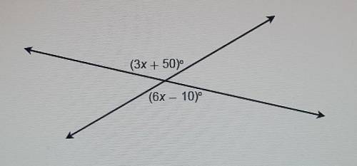 What is the value of x?Enter your answer in the Box.X = □​