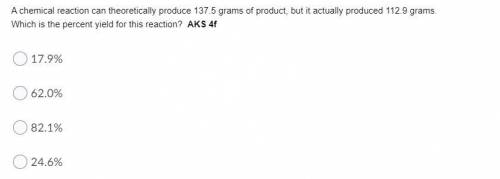 A chemical reaction can theoretically produce 137.5 grams of product, but it actually produced 112.