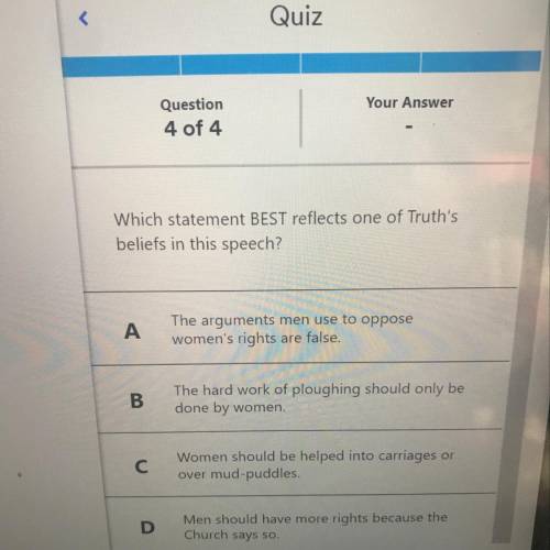 What the correct answer and put the letter