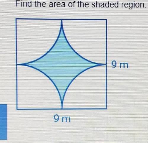 Find the area of the shaded region. Round your answer to the nearest tenth. 9 m 20 9 m area aboutm?