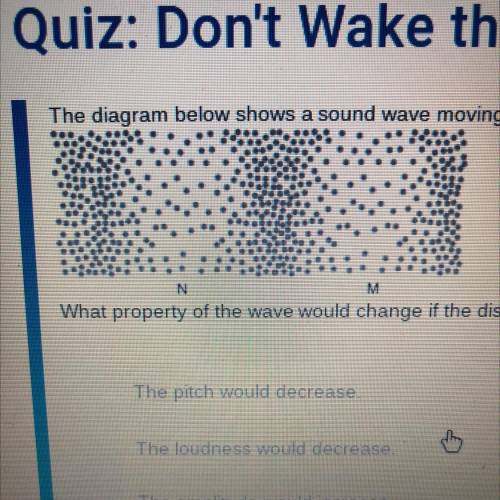 What property of the wave would change if the distance between points n and m longer?