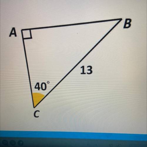 NO MULTIPLE CHOICE
Find the length of AB label sides find angles HELP ME PLEASE