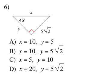 Find the missing side length. Leave your answers as radicals in simplest form. *