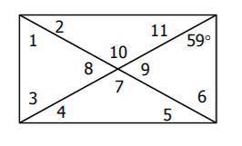 WILL GIVE BRAINLIEST The quadrilateral below is a rectangle, find the m<7.