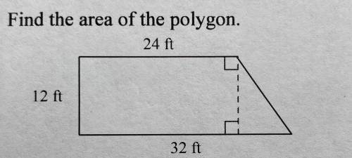 What is the area of the polygon below.