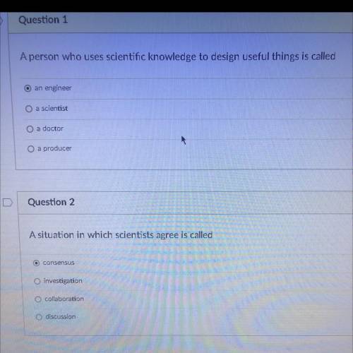 Are my answers correct, if not can someone please correct them for me?