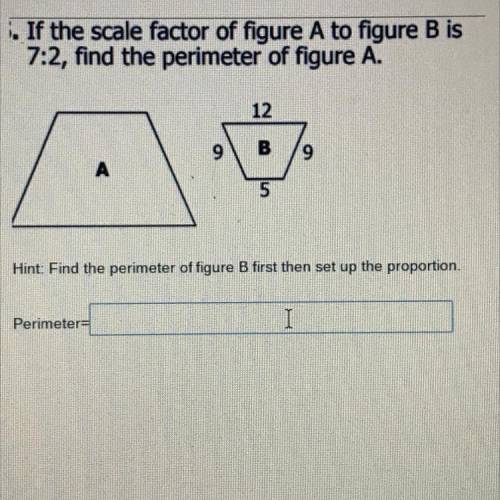 What is the perimeter of figure B ?