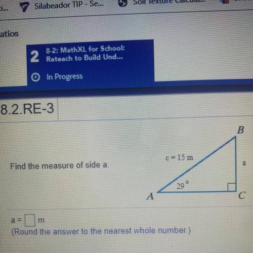 Find the measure of side a