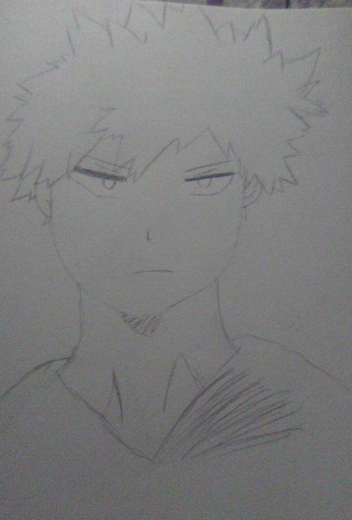 Here my bakugo drawing please rate 1-10 ​