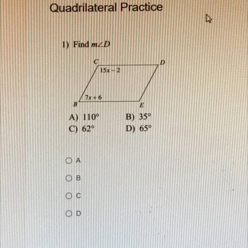 Quadrilateral Practice TEST