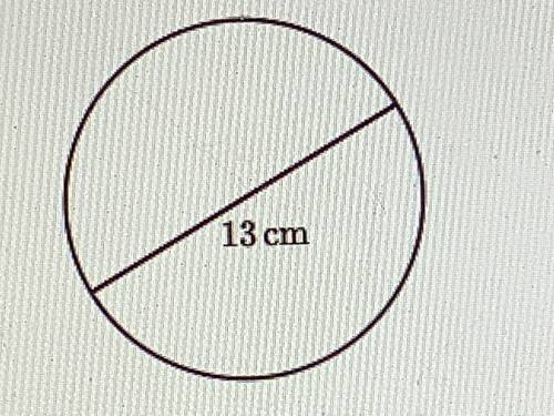 What is the radius & diameter of this circle?