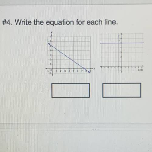 Can someone help me write the equation for each line Plz.