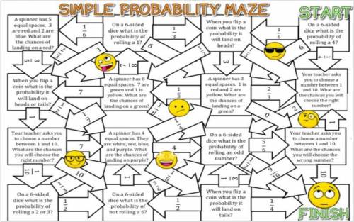 Can someone help me with this simple probability maze? you can answer some not all.