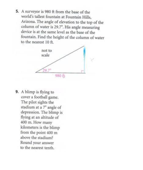 Can anyone help me out with these problems? Trigonometry is not my strongest and even with an expla