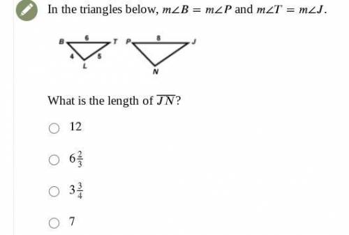 In the triangles below, m