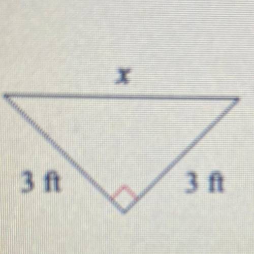 Find the missing side of the triangle