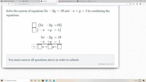 Please help me! Answer all 5 boxes :)
