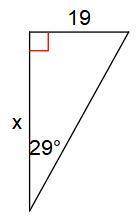 HELP DUE IN 10 MINS! Use right triangle trig to solve for the missing angles .Round all answers to