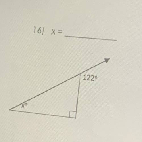 Find the value of x plzzzz