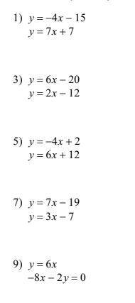 Brainliest for solving each equation with substitution.