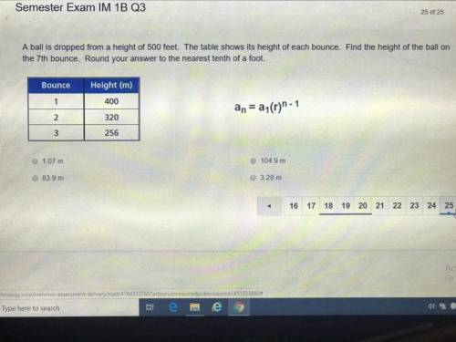 I need help on my semester exam for math help please