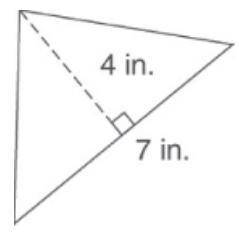 Please help, I will give you brianliest!
Identify the height of each triangle.