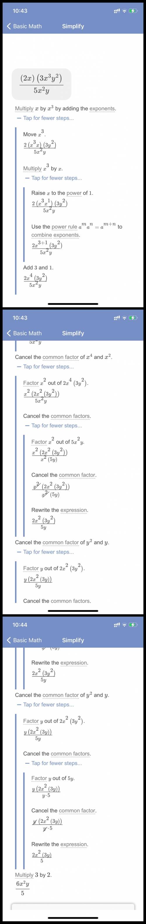 NEED HELP ASAP | 25+ POINTS | PROPERTIES OF EXPONETS/SIMPLIFY EXPRESSIONS | PLEASE HELP

Simplify t
