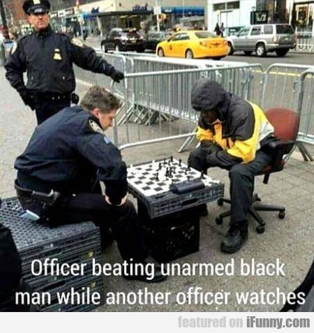 White cops need to stop man......This getting to be too much....beating unarmed black men....smh