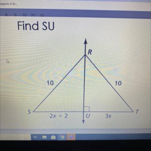 FIND The value of SU