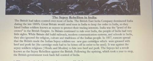 1. did Great britain given the people of india rights