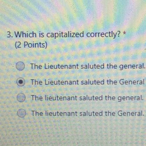 Which is capitalized correctly?